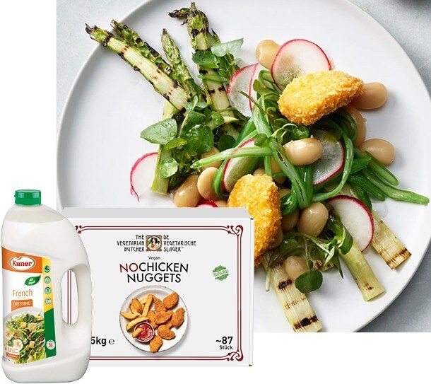 GEGRILLTER SPARGEL-RADIESCHEN-SALAT