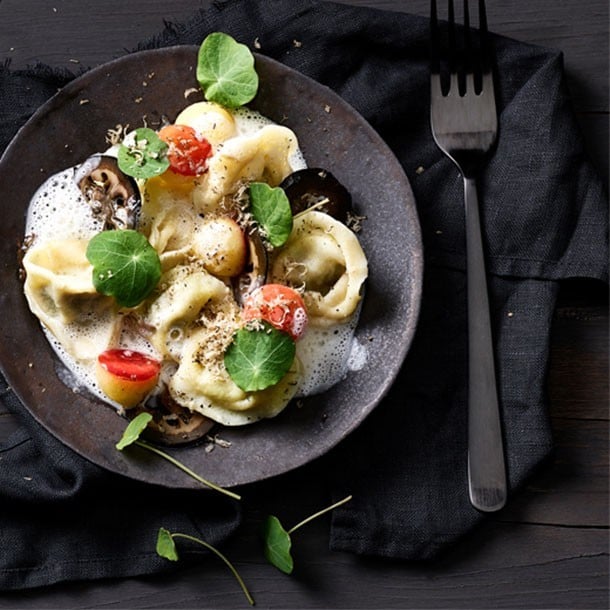 Tortellini mit Bergkäse und Trüffel