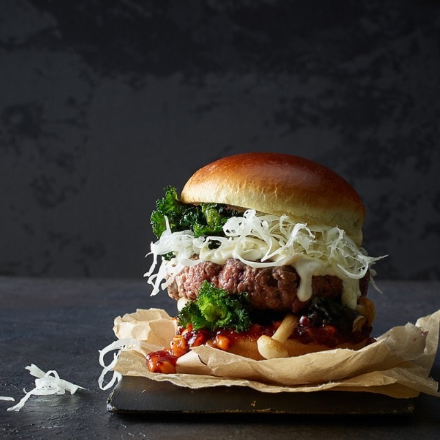 Wildburger mit Kabis