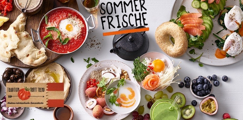 Clever: Gemeinsamer Genuss, schön angerichtet auf einem Brett 