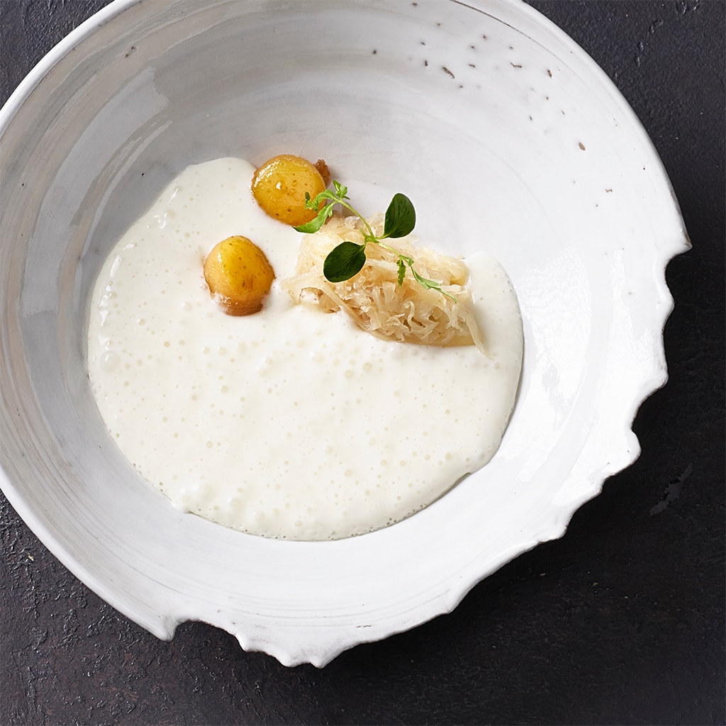 Sauerkraut und Obers – vegan