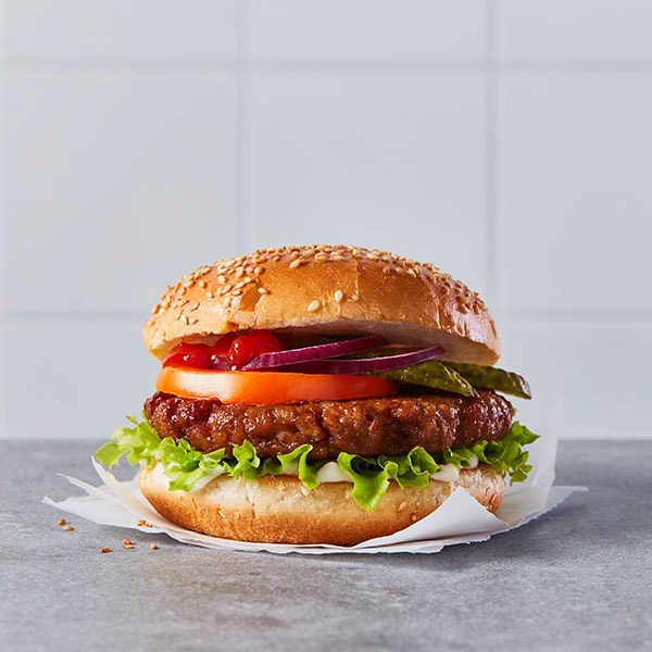TVB NoBeef Burger - Vegetarischer Burger auf Soja-Basis 2,4 kg - 