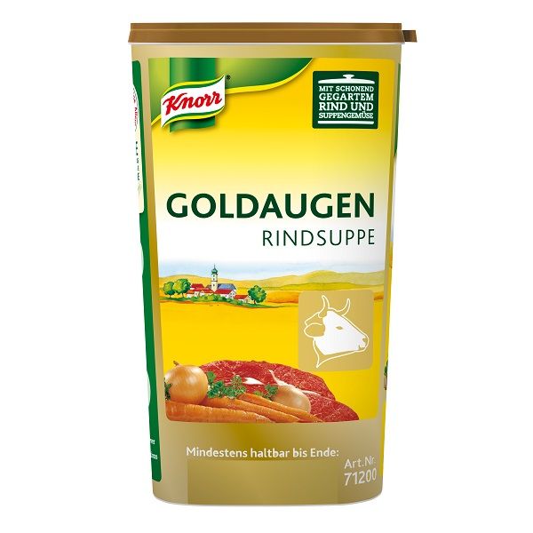 Knorr Professional Goldaugen Rindsuppe 1 KG - Knorr Goldaugen Rindsuppe – das österreichische Original.