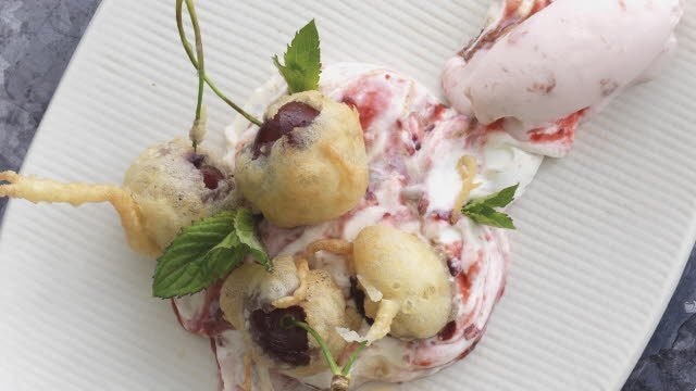 Früchte in Backteig