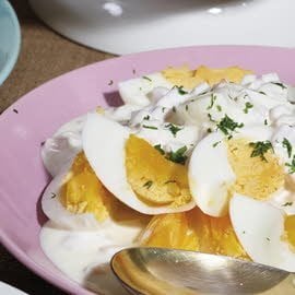 Klassischer Eiersalat für jeden Anlass
