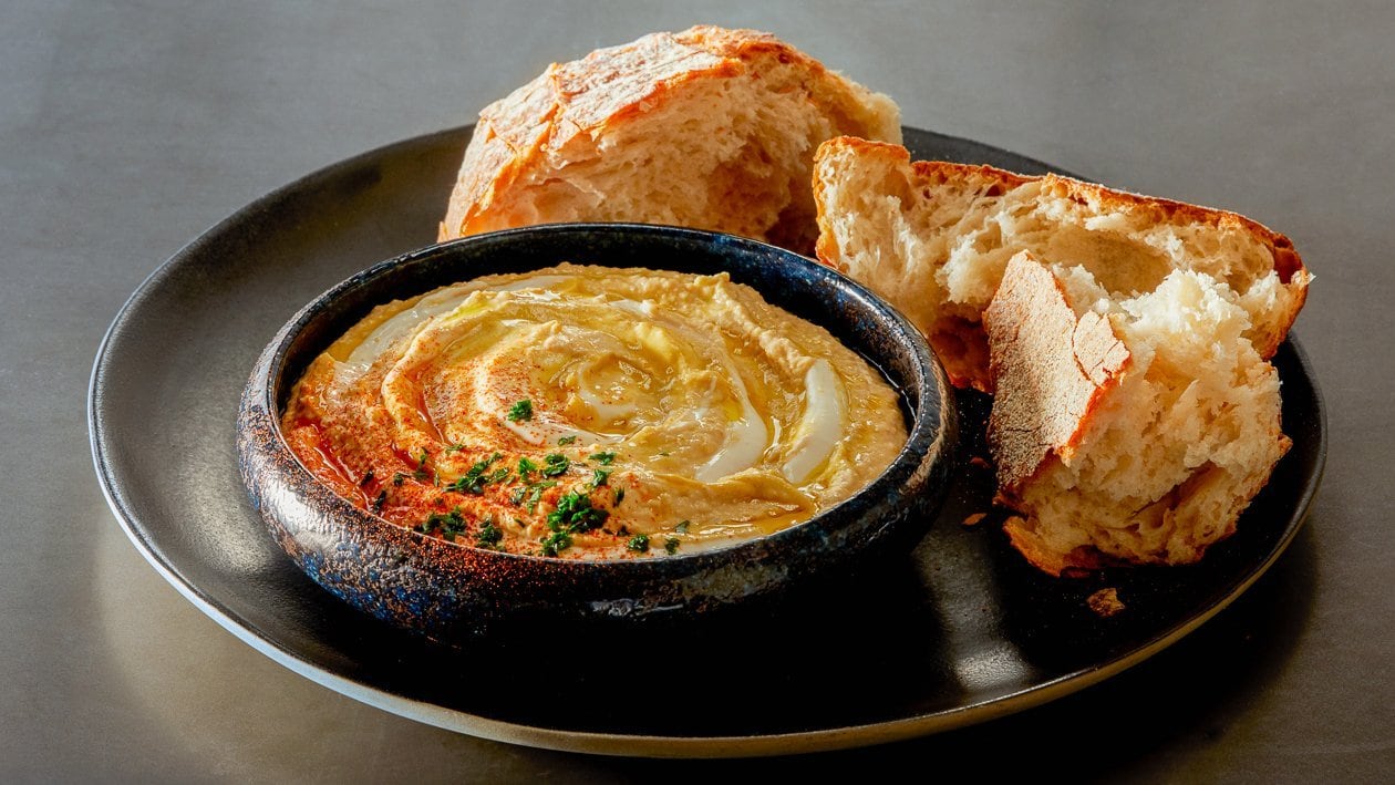 Hummus mit Grischischem Joghurt und Maille L`Orginale Dijon Senf – Rezepte