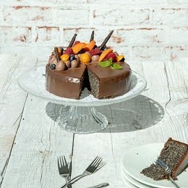 Mohn - Lavendel Torte mit Ribiselmarmalade		