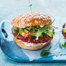 Vegan Black Bean Quinoa Burger