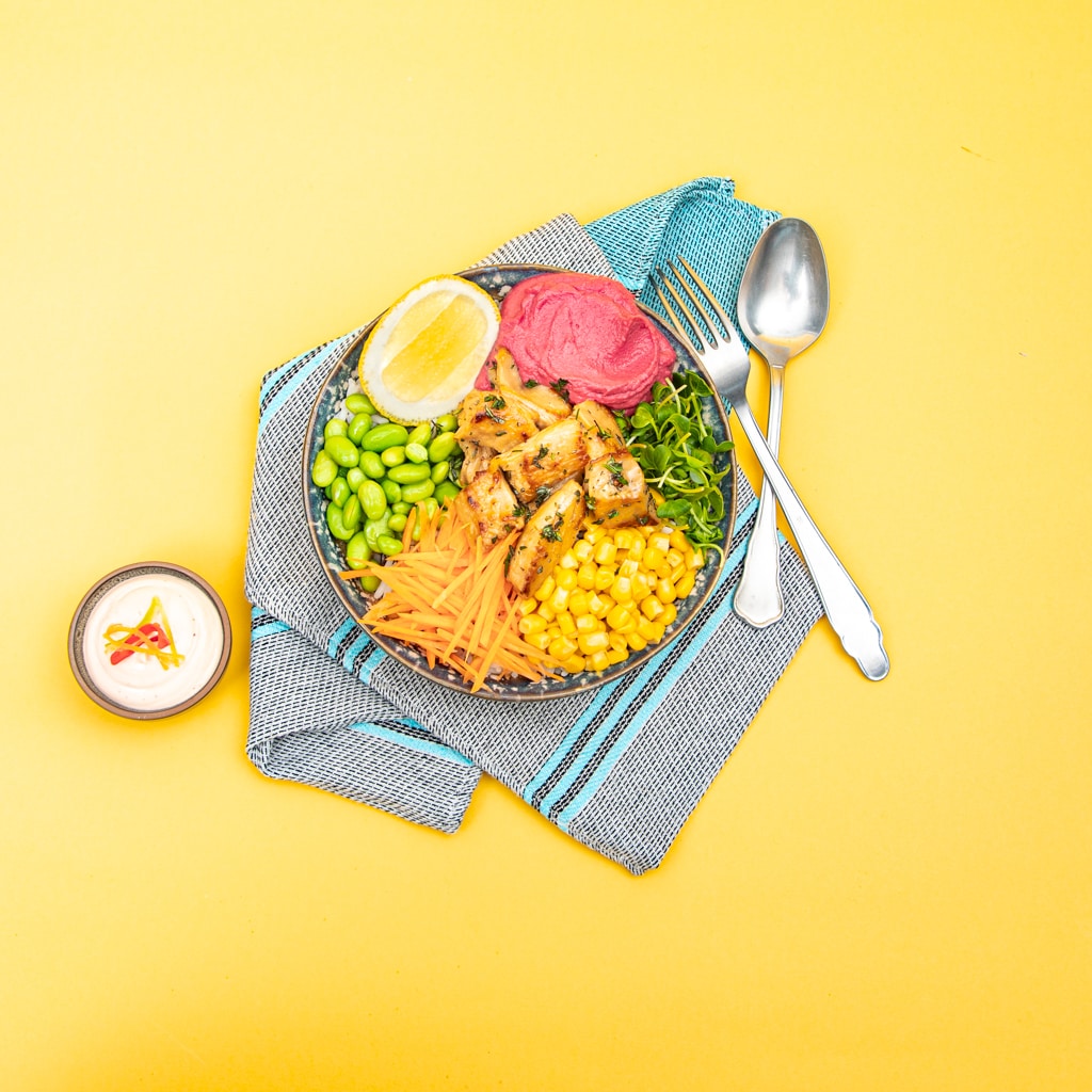 Sunny Lemon Buddha Bowl mit NoChicken Chunks