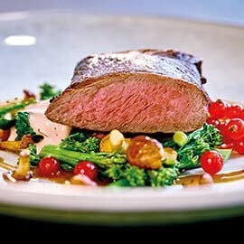 Maibock mit wildem Broccoli