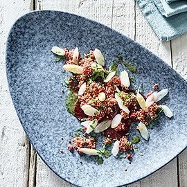 Spargelsalat mit Quinoa und Rote Rüben
