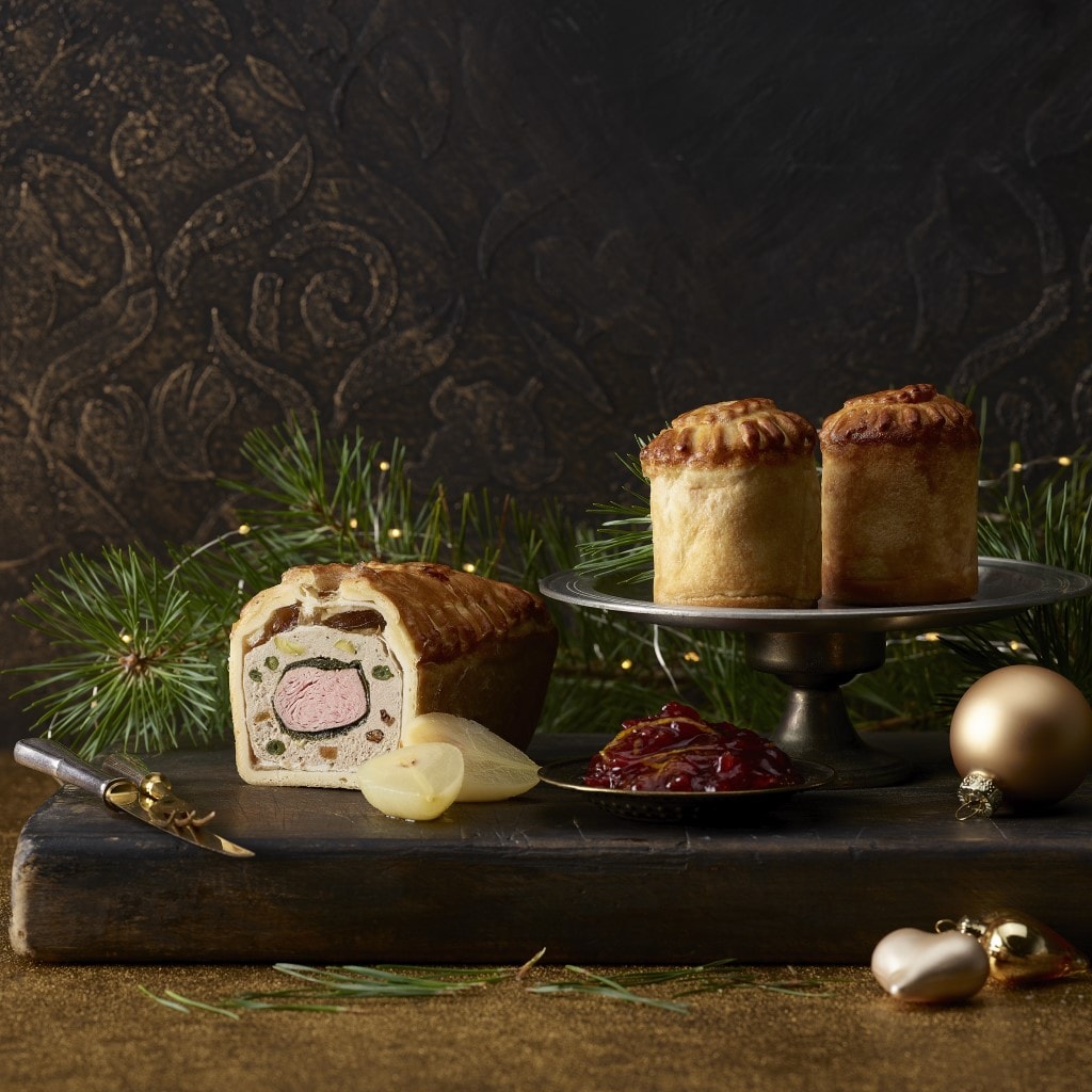 Kalbfleischpastete mit Cumberland Sauce