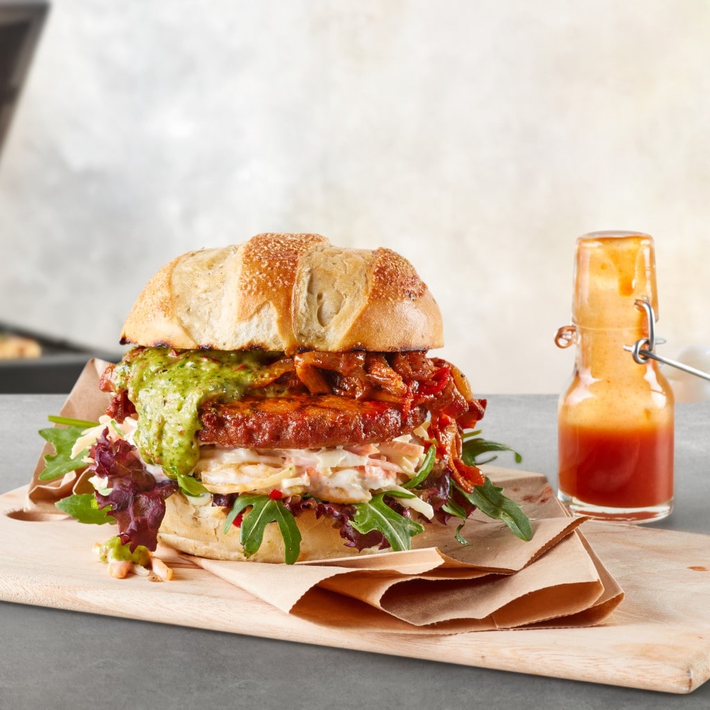 Spicy No Beef Burger