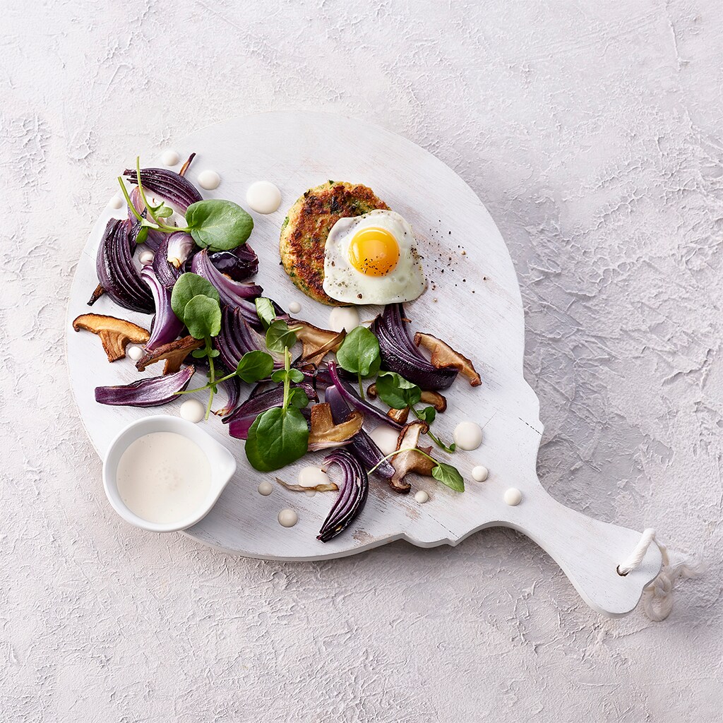 Haferlaibchen mit Zwiebel