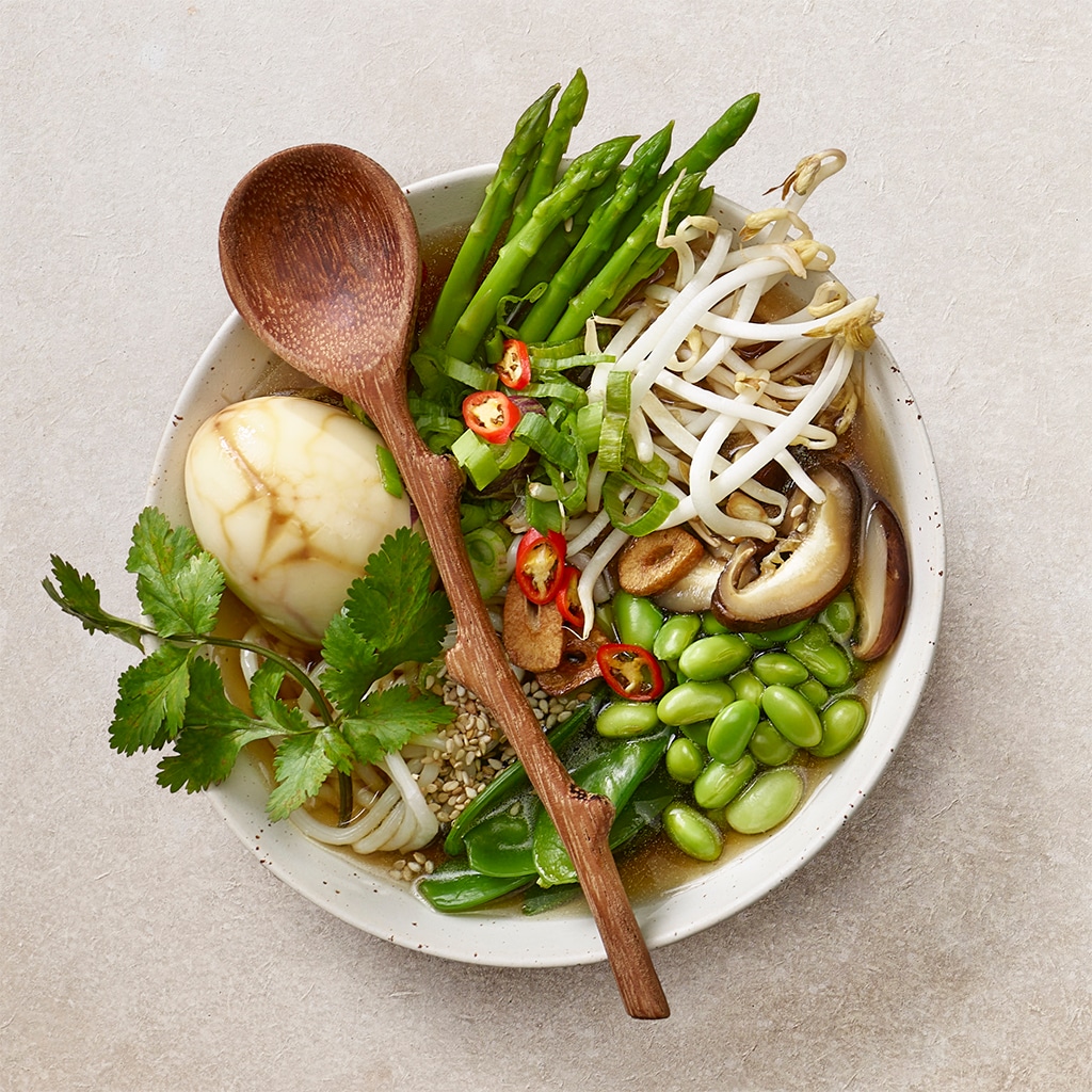 Ramensuppe mit Gewürz-Ei