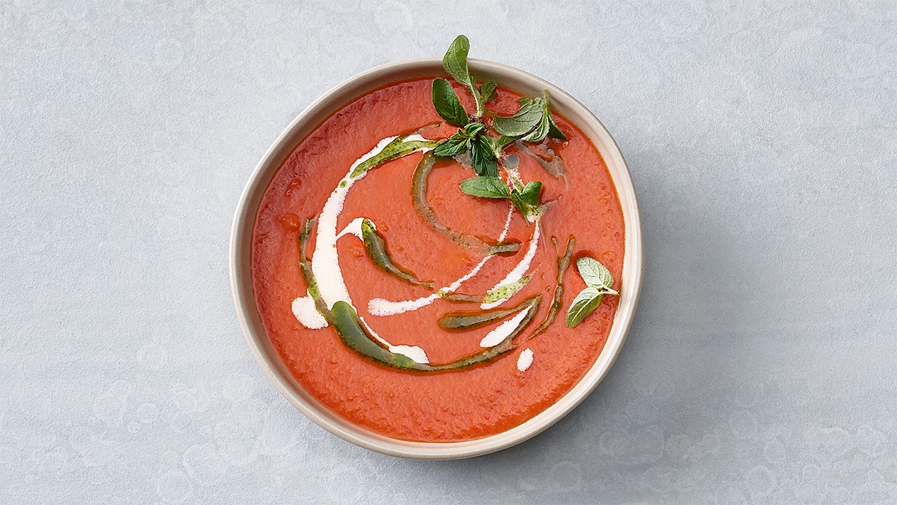 Tomatensuppe mit Basilikumöl – Rezepte