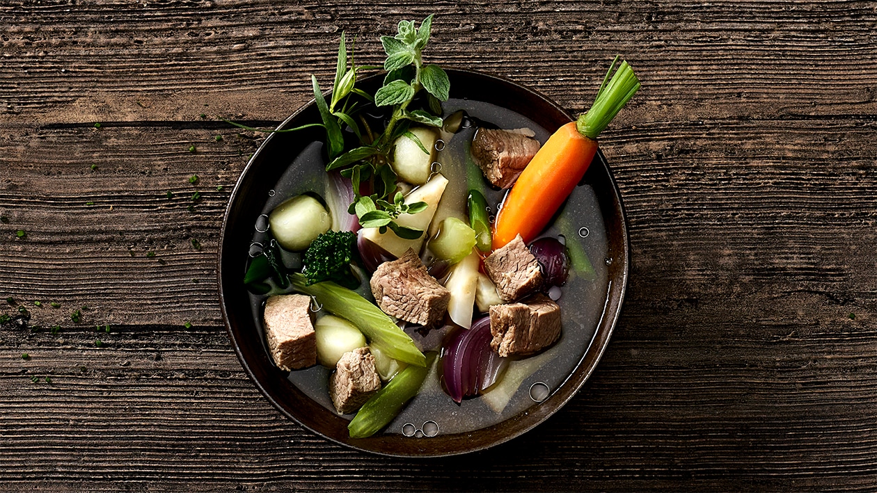 Pot-au-Feu mit Rind und frischem Gemüse – Rezepte