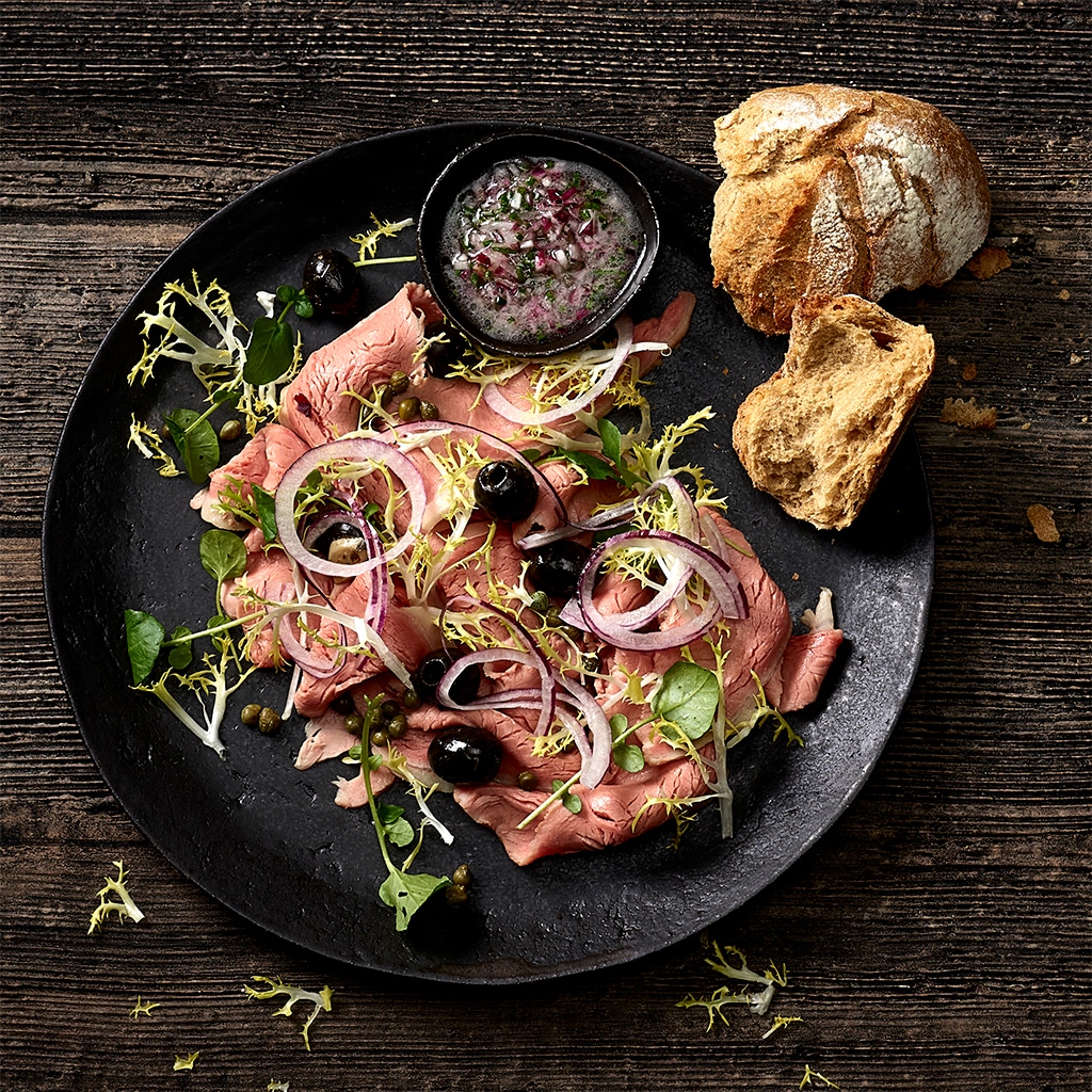 Mediterraner Rindfleischsalat