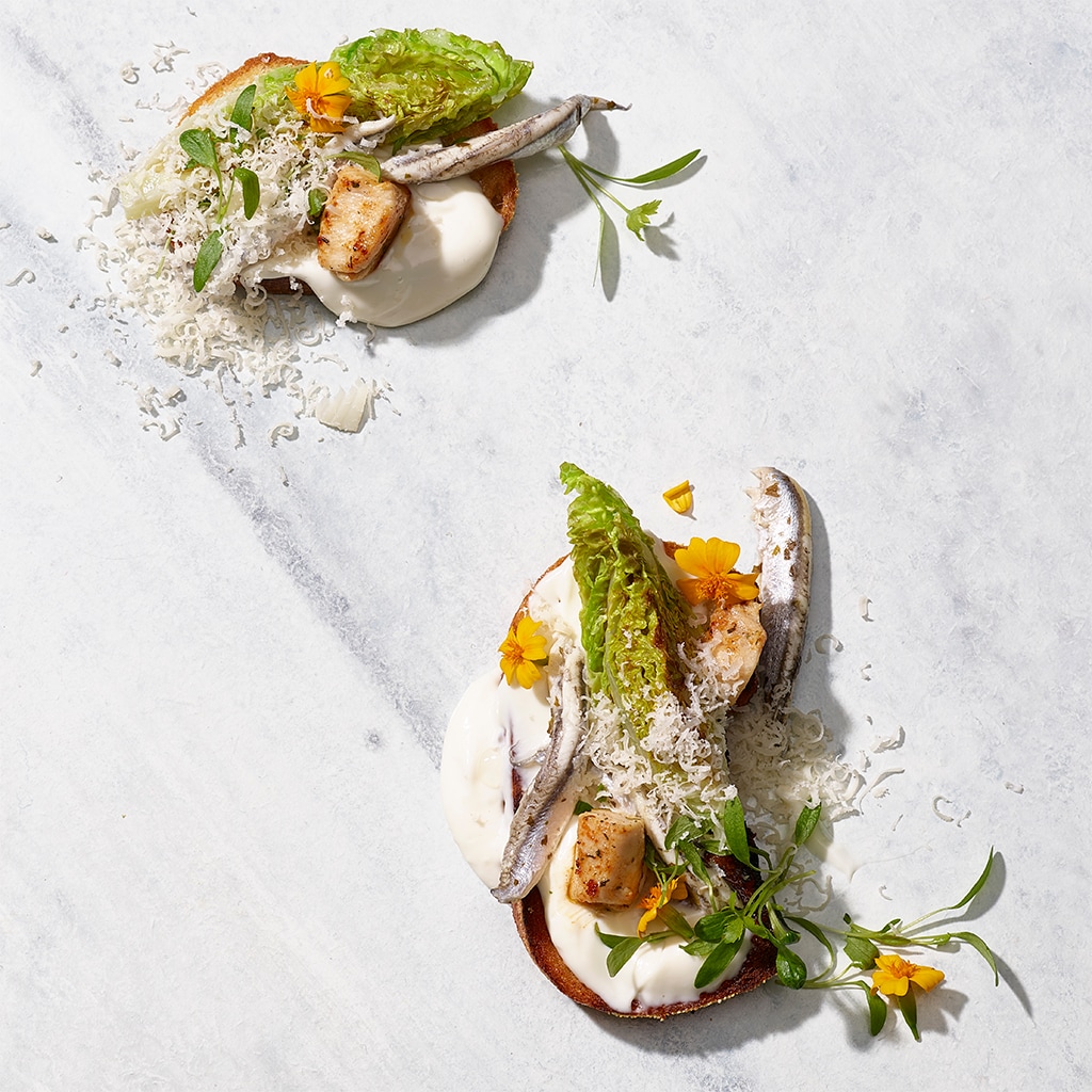 Caesar Salat Sandwich