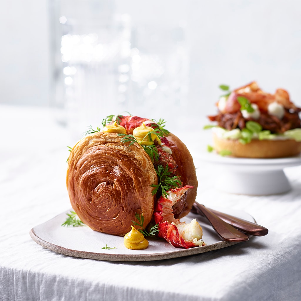 Beef-Chorizo Burger mit Hummer