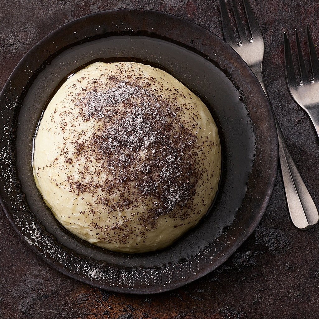 Germknödel mit brauner Butter und Mohn
