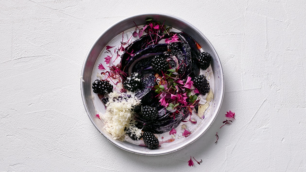 Karamellisiertes Rotkraut mit Brombeeren und Krenbutter – Rezepte