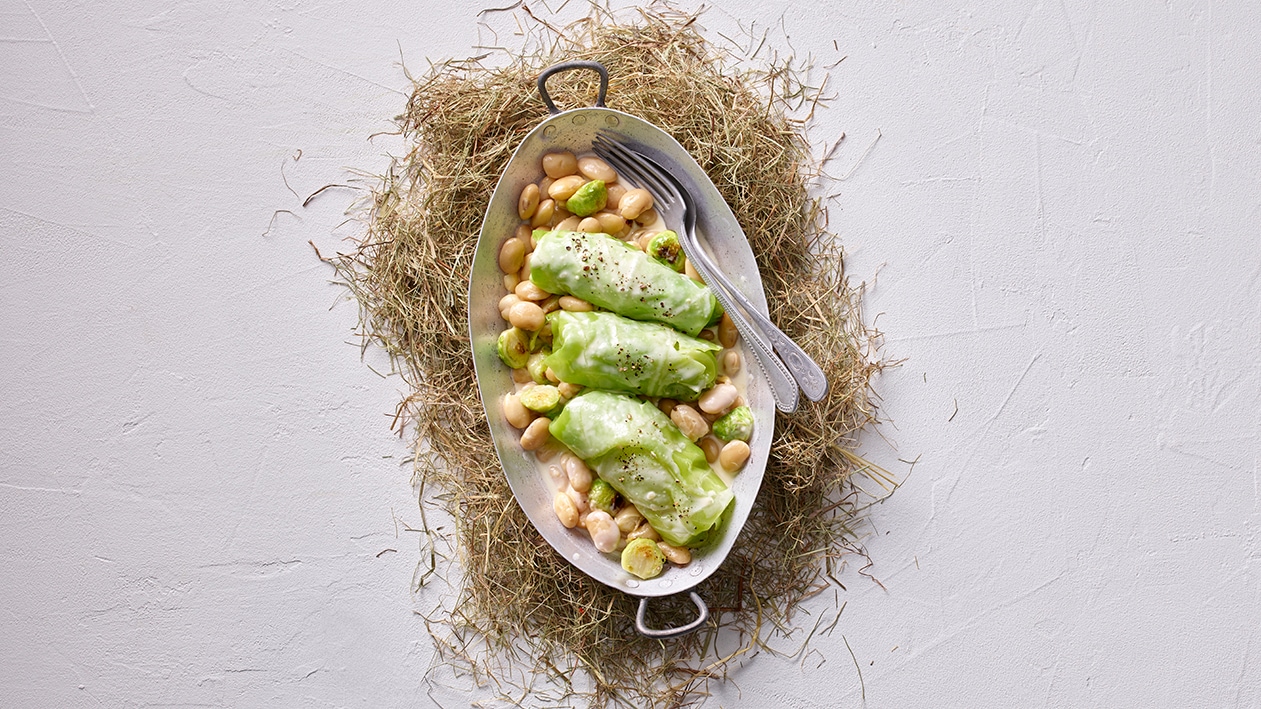 Im Heu gebratener Spitzkohl – Rezepte