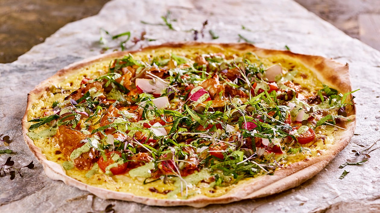 Stangen Pizza mit Pflanzen Proteinen – Rezepte