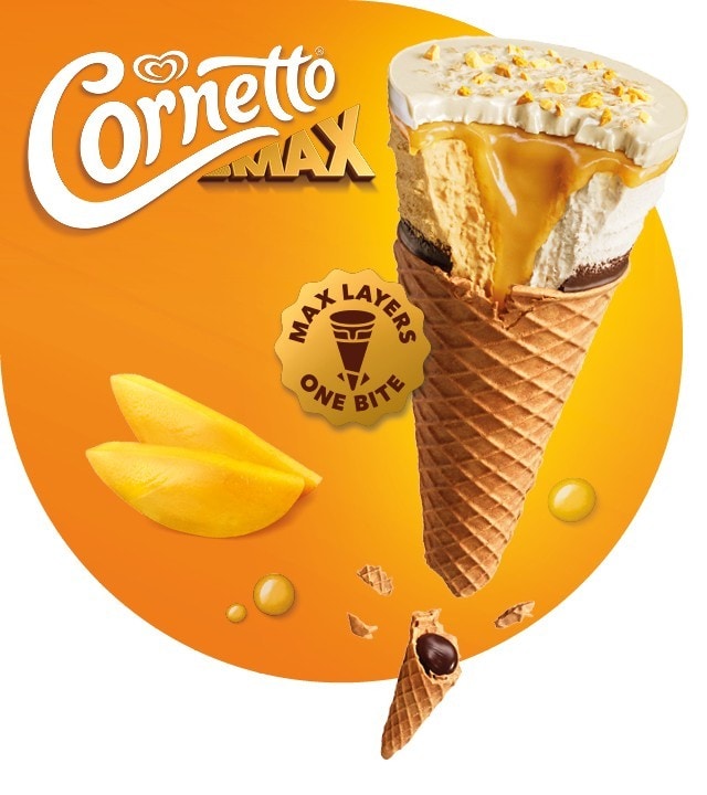Cornetto MAX Mango & Vanilla