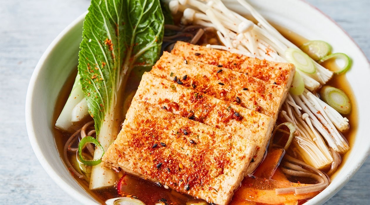 Future Menu Rezept: Miso-Udon-Nudeln mit Marmite-Dashi und Tofu