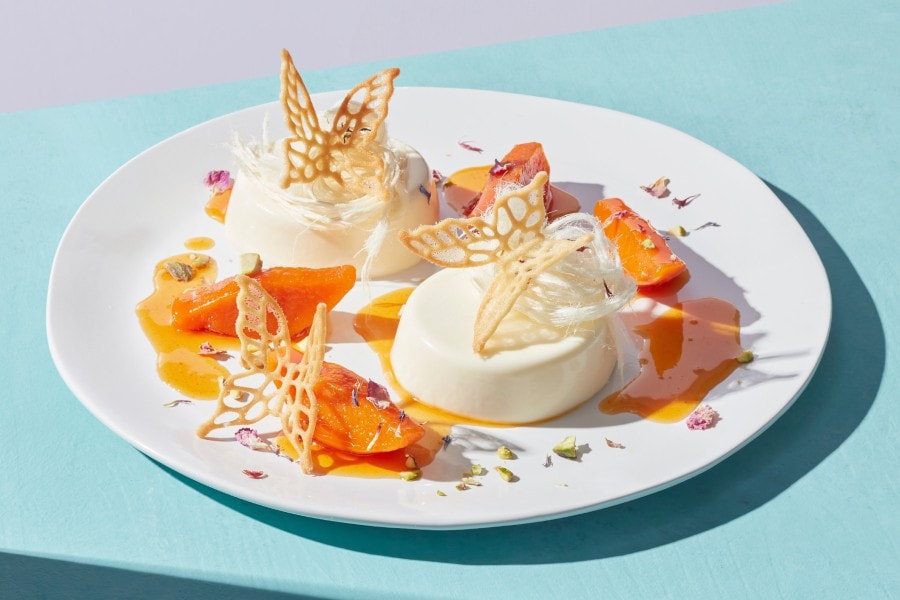 Panna Cotta mit Rosenwasser