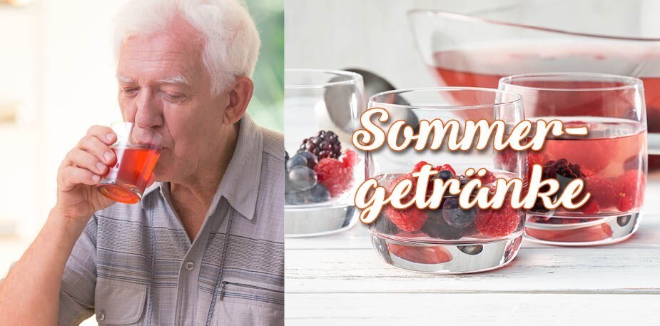 Flüssigkeitszufuhr im Sommer