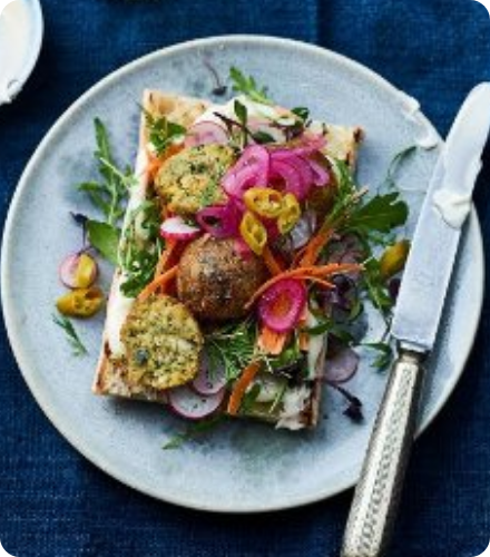 Rezept: Vegan Falafel Sandwich