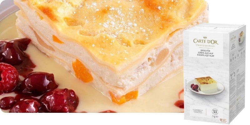 Carte d‘Or Professional Basis für süßen Auflauf
