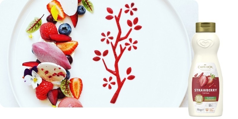 Carte d‘Or Professional Dessert Topping Erdbeere