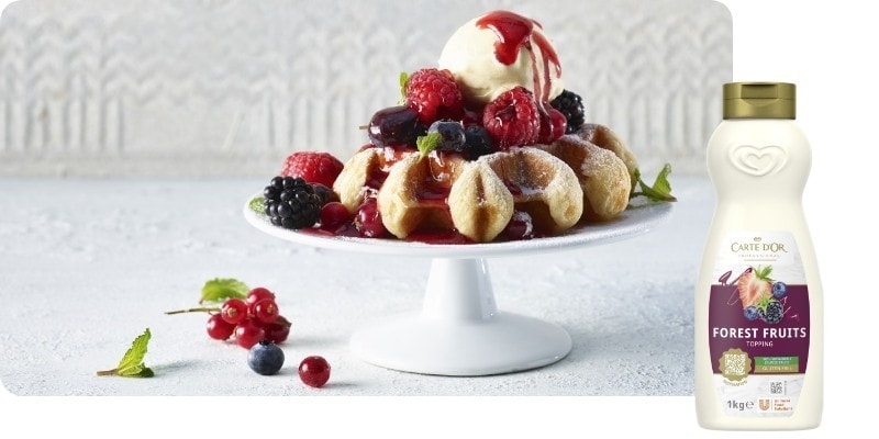 Carte d‘Or Professional Dessert Topping Waldfrucht