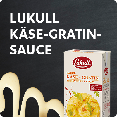 LUKULL Käse-Gratin-Sauce 6X1L